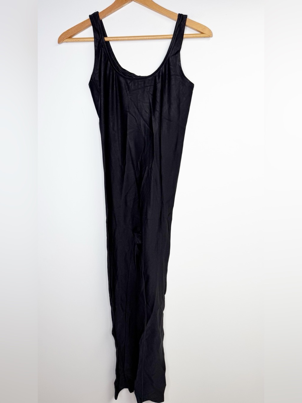 Vintage 1980’s Spandex Unitard Jumpsuit Black Size Large
